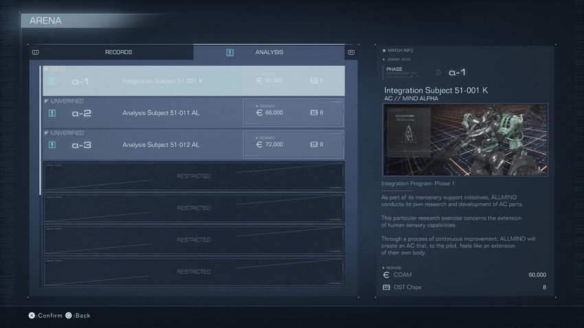 Armored Core 6. Прохождение