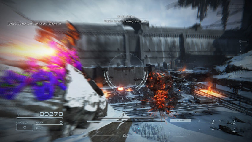 Armored Core 6. Прохождение стена