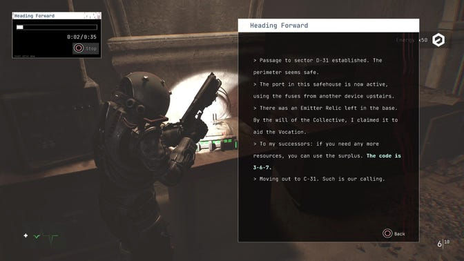 Cronos The New Dawn. Прохождение