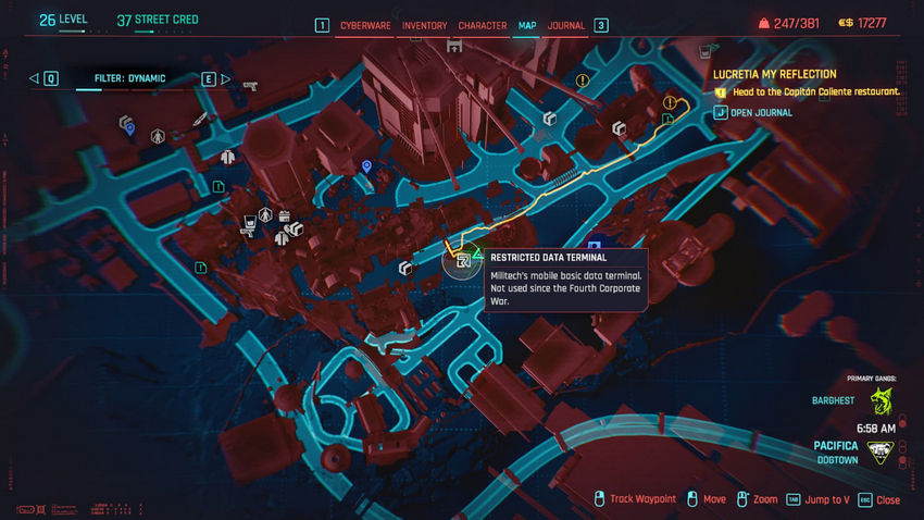 Cyberpunk 2077 Phantom Liberty. Терминалы Милитех