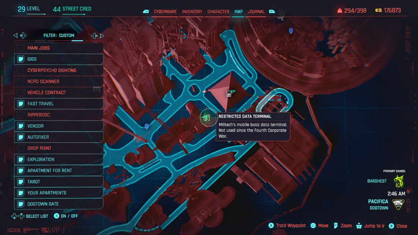 Cyberpunk 2077 Phantom Liberty. Терминалы Милитех