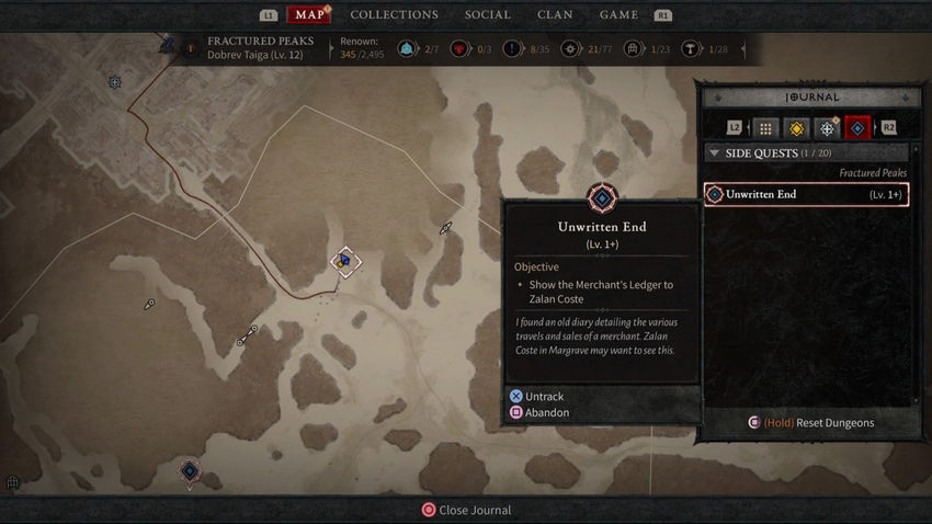 дополнительные задания Diablo 4