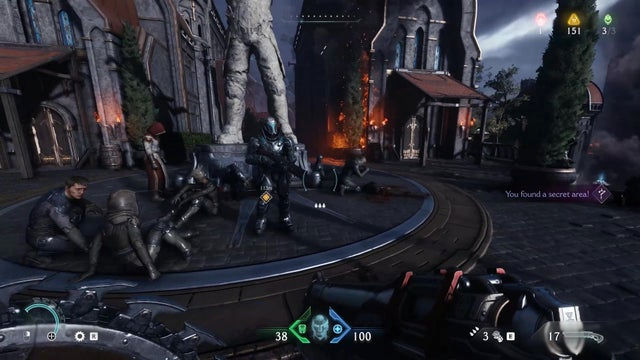 Doom The Dark Ages. Казармы Сентинел