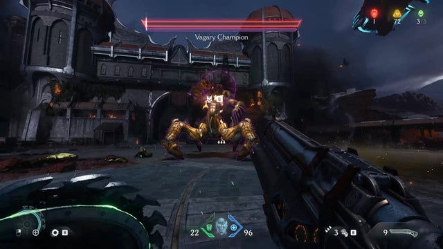 Doom The Dark Ages. Казармы Сентинел