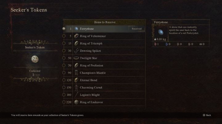 Dragons Dogma 2. Жетоны искателя