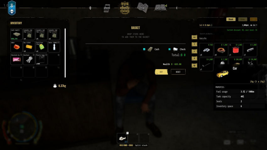 Drug Dealer Simulator 2. Купить транспорт