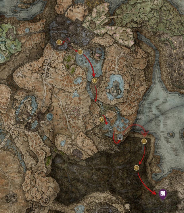 Elden Ring Shadow of the Erdtree. Бездонный лес