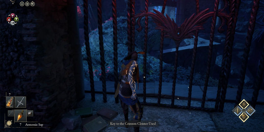 Enotria The Last Song. Багровый Монастырь ключ