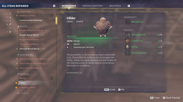 Enshrouded. Советы