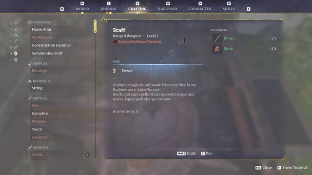 Enshrouded. Смола