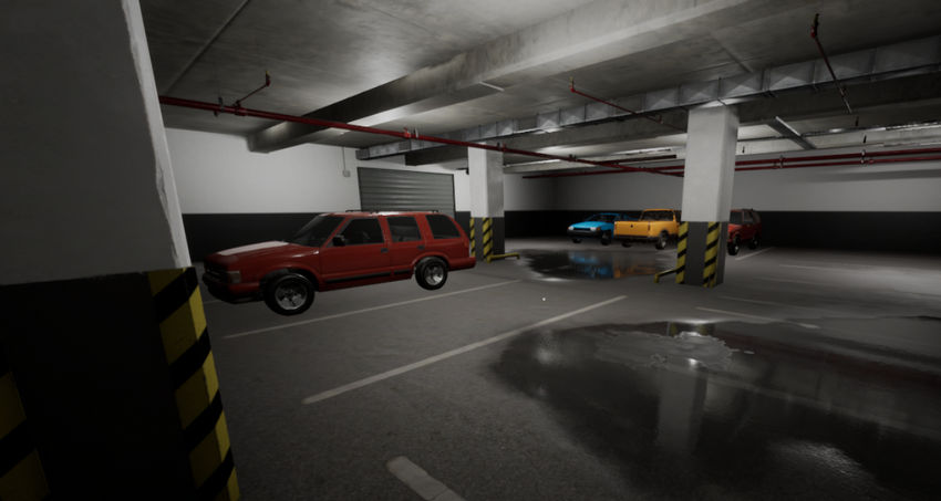 Escape the Backrooms. Гараж