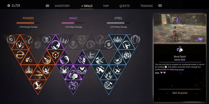 Flintlock The Siege of Dawn. Навыки