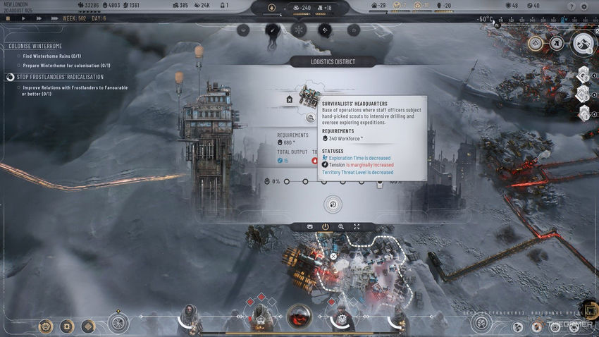 Frostpunk 2. Мир игры