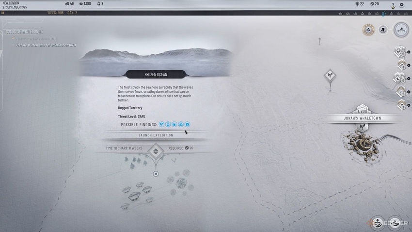 Frostpunk 2. Аванпосты и ресурсы
