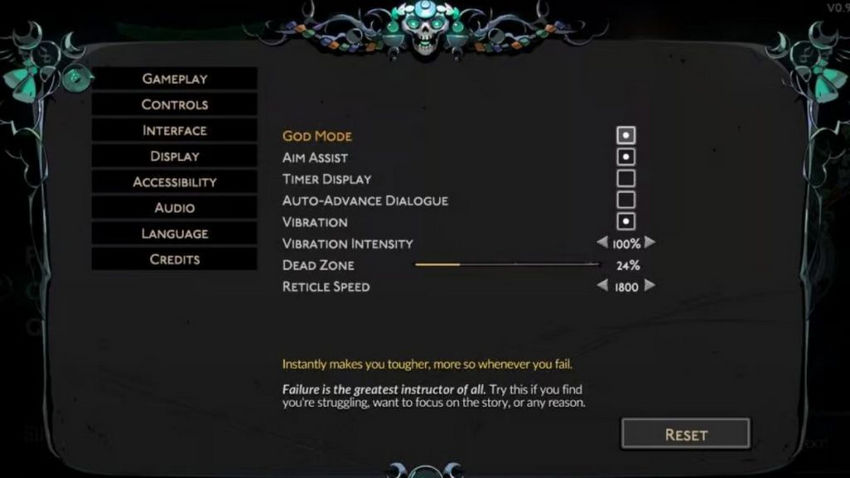 Hades 2. Режим Бога