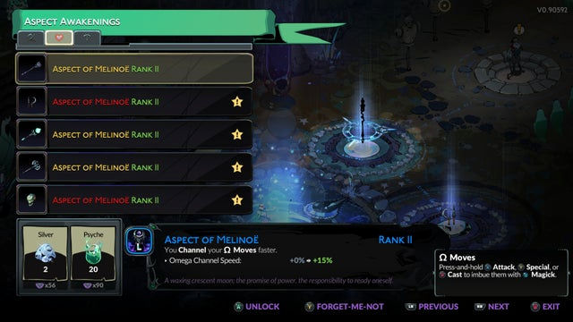 Hades 2. Аспекты оружия