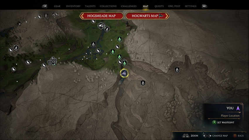 испытания Мерлина Hogwarts Legacy