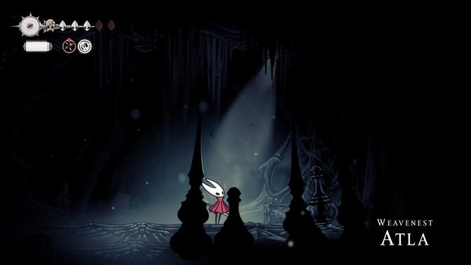 Hollow Knight Silksong. Ткачество Атла