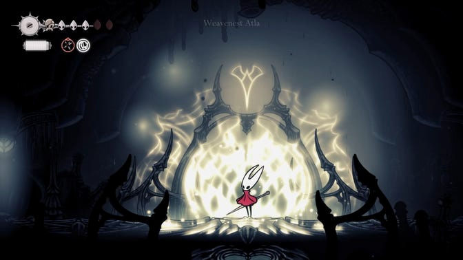 Hollow Knight Silksong. Ткачество Атла