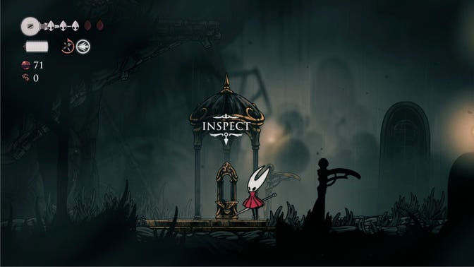 Hollow Knight Silksong. Серое Болото