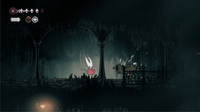 Hollow Knight Silksong. Серое Болото