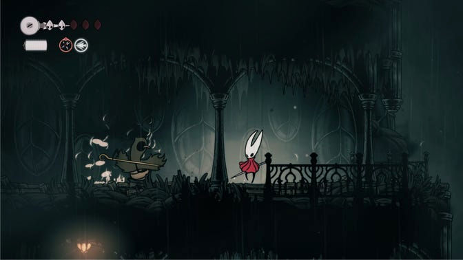 Hollow Knight Silksong. Серое Болото