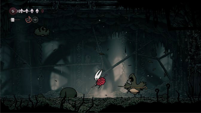 Hollow Knight Silksong. Серое Болото