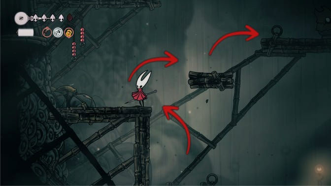 Hollow Knight Silksong. Серое Болото