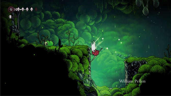 Hollow Knight Silksong. Моховой Грот (обучение)