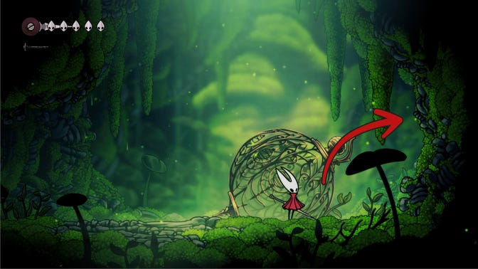 Hollow Knight Silksong. Моховой Грот (обучение)