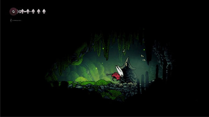 Hollow Knight Silksong. Моховой Грот (обучение)