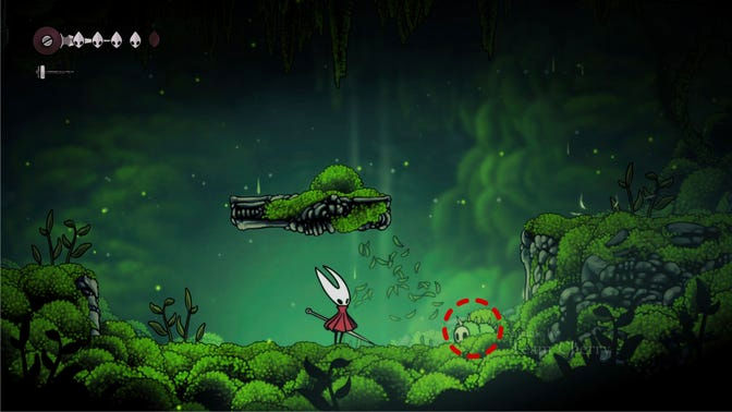 Hollow Knight Silksong. Моховой Грот (обучение)