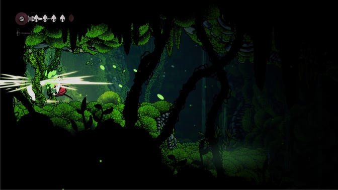 Hollow Knight Silksong. Моховой Грот (обучение)