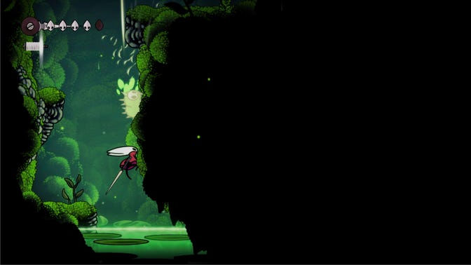 Hollow Knight Silksong. Моховой Грот (обучение)