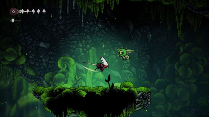 Hollow Knight Silksong. Моховой Грот (обучение)