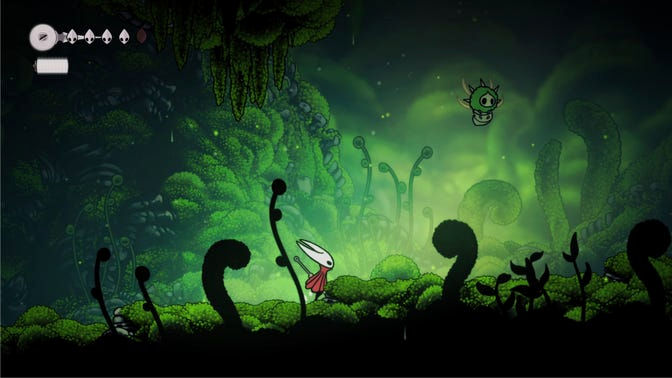 Hollow Knight Silksong. Моховой Грот (обучение)