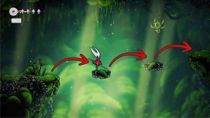 Hollow Knight Silksong. Моховой Грот (обучение)