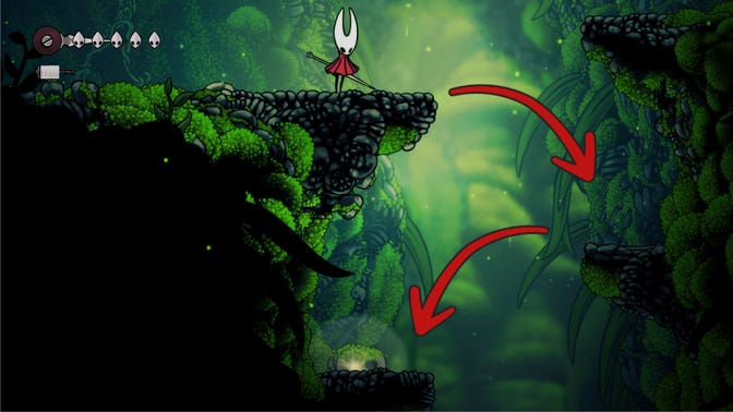 Hollow Knight Silksong. Моховой Грот (обучение)