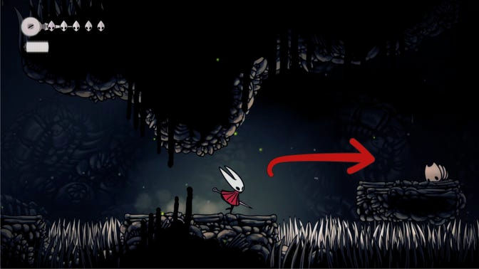 Hollow Knight Silksong. Моховой Грот (обучение)