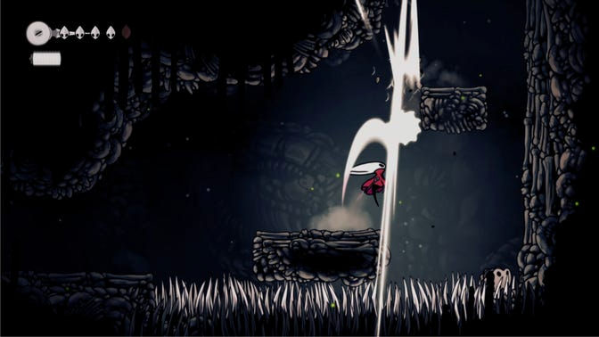 Hollow Knight Silksong. Моховой Грот (обучение)