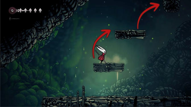 Hollow Knight Silksong. Моховой Грот (обучение)