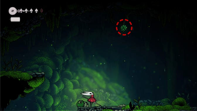 Hollow Knight Silksong. Моховой Грот (обучение)