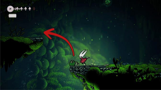 Hollow Knight Silksong. Моховой Грот (обучение)