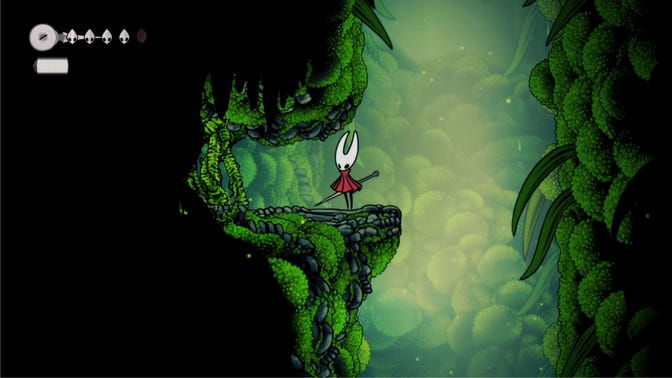 Hollow Knight Silksong. Моховой Грот (обучение)