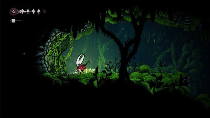 Hollow Knight Silksong. Моховой Грот (обучение)