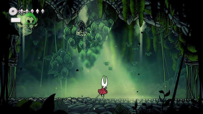 Hollow Knight Silksong. Моховой Грот (обучение)