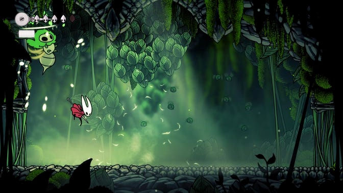 Hollow Knight Silksong. Моховой Грот (обучение)