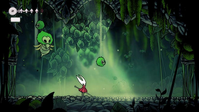 Hollow Knight Silksong. Моховой Грот (обучение)