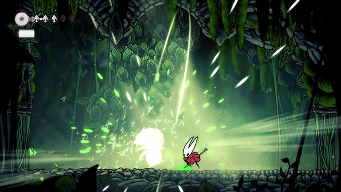 Hollow Knight Silksong. Моховой Грот (обучение)