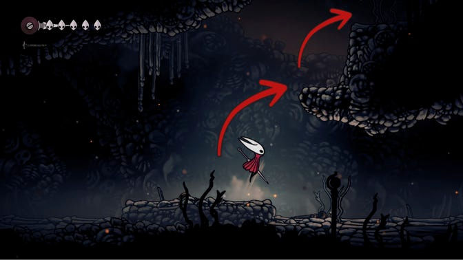 Hollow Knight Silksong. Моховой Грот (обучение)